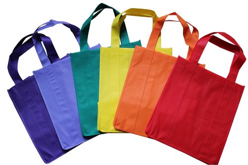 厂家定做无纺布折叠购物袋无纺布手提袋超市商场颜色丰富